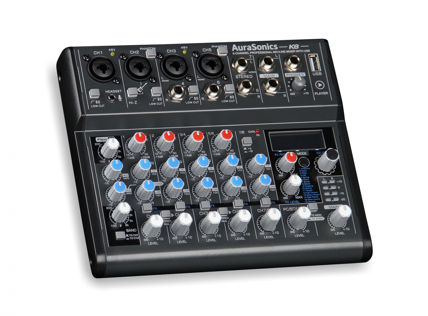 AuraSonics K8 компактный микшерный пульт в Туле