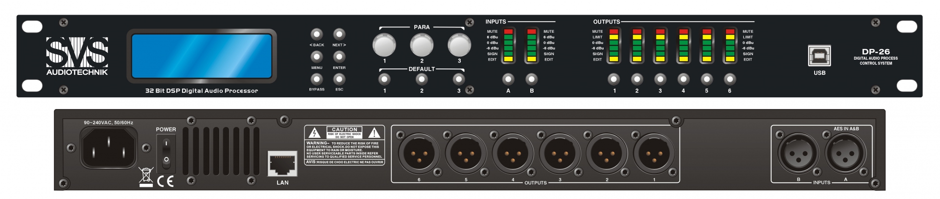 SVS Audiotechnik DP-26 Цифровой процессор: 2 входа 6 выходов в Туле