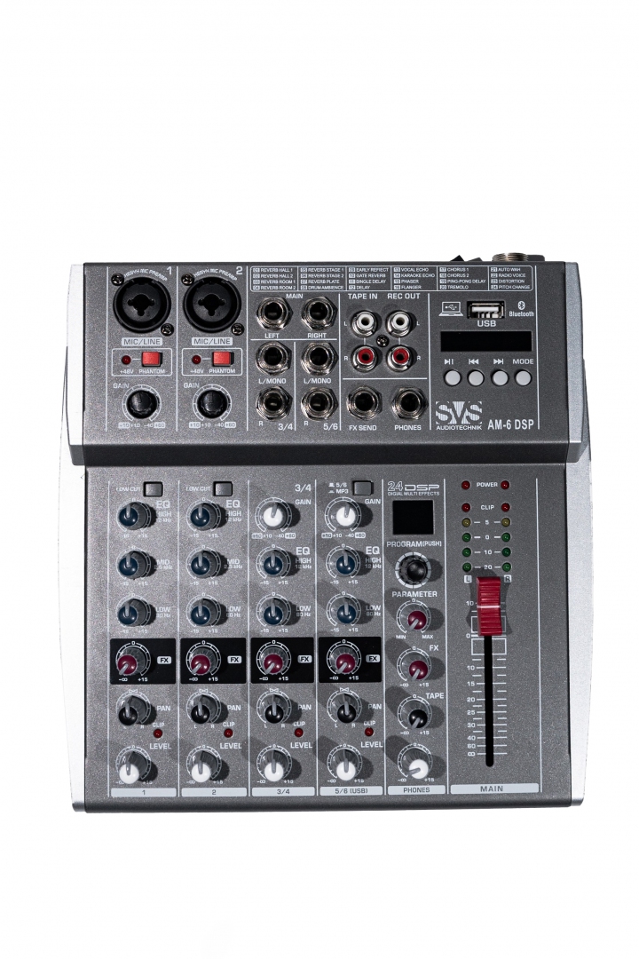 SVS Audiotechnik mixers AM-6 DSP Микшерный пульт аналоговый, 6-канальный SVS Audiotechnik mixers в Туле