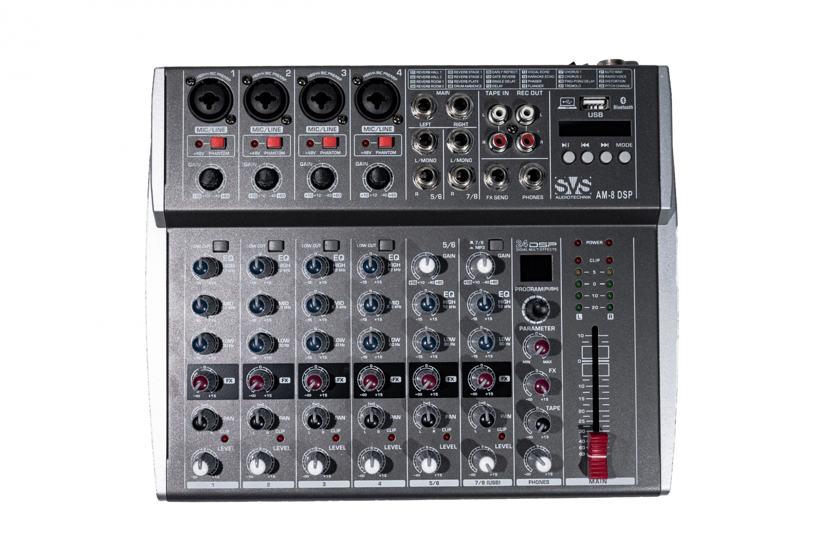 SVS Audiotechnik mixers AM-8 DSP Микшерный пульт аналоговый, 8-канальный в Туле